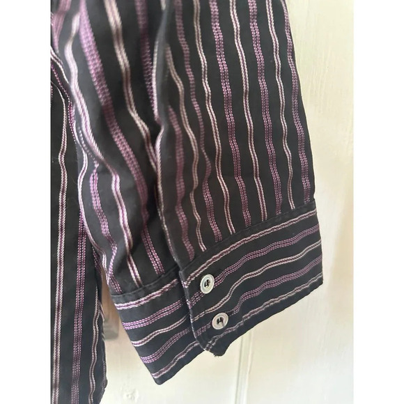 Apt 9 Petite Large striped blouse - Picture 7 of 8